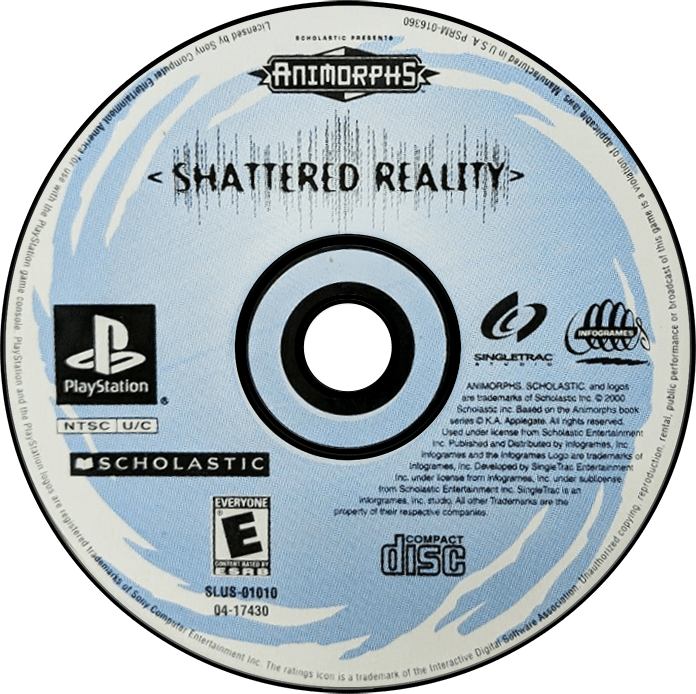 Animorphs Shattered Reality media 5 for Playstation